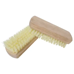 Factory Custom Logo Wooden Cleaning Brush Plastic Hair Shoe Shine Brush
