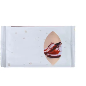 Factory Custom Magic Single Pack Non Woven Shoe Wipes Sneaker Cleaner Individually Wrapped Quick Wipes Black Dot