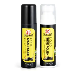 Factory Custom logo Traded Free Sample Liquid Red Shoe Polish for Men Women Leather Shoe Care Cleaning