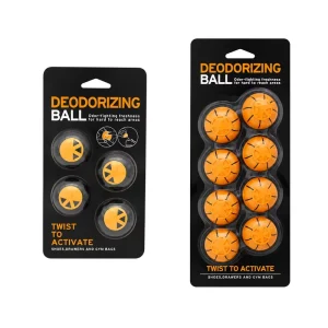 Factory Customization Deodorizing Balls Shoe Freshener with Desiccant Function for Sneakers Sport Shoes Customized Brand Size