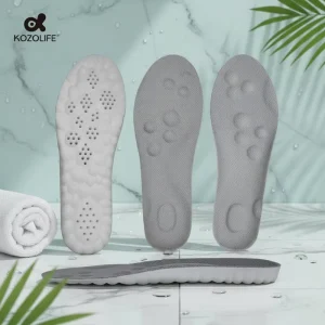 Factory Direct 4D Cloud Soft Insole Shock Absorption Arch Support Deodorant Foot Pain Relief Sport Shoe Insoles