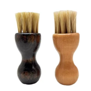 Factory Direct Gourd Shaped Multifunction Cleaning Brush Pig Hair Oiling Polishing Dust Removal for Shoes Wooden Shoe Brush