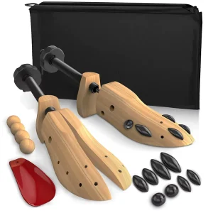 Factory Direct Sales In Stock Wooden Shoe Trees Pine Wood Shoe Stretchers Shoe Shapers for Leather Shoes & Boots