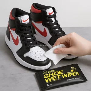 Factory Direct Sales Private Label Sneaker Wipes Disposable Shoe Cleaning Wipes