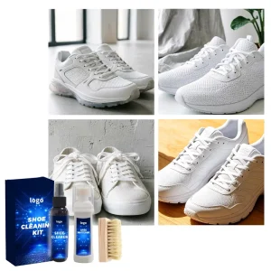 Factory Direct Shoe Cleaner Kit Sneaker Cleaning for Any White Canvas Shoes with Extra Whitener