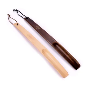 Factory Direct Solid Wood Shoehorn with Laser Logo