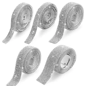 Factory Direct Supply Cross Border Aseptic Rhinestone Strips Self Adhesive Glitter Shoes Hats Luggage Accessories