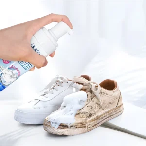 Factory Direct White Shoes Cleaner Kit Eco friendly Ingredients Quickly Drying Rich Foam Football Sneaker Cleaner Shoes Spray
