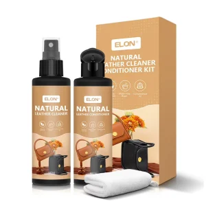 Factory Eco Friendly Plant Extract Leather Conditioner & Stain Remover Cleaner Kit for Hand Bags Belts Shoes