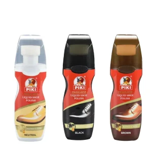Factory High Density Sponge Black Brown Neutral Nourishing Waterproof 75ml Instant Shoe Care Liquid Shoe Polish