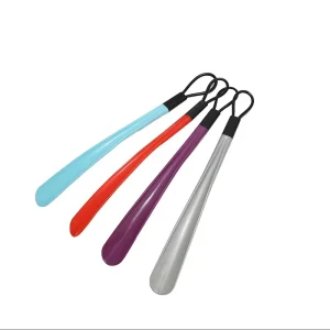 Factory High Quality 3 Sizes Comfortable Plastic Shoe Horn for Home Use