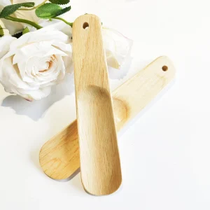 Factory Hotel Exclusive Shoehorn High Quality Wood Shoe Horn