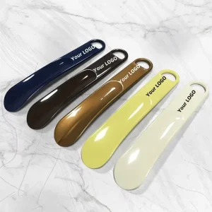 Factory LOGO Custom Multi Color Shoe Horn 20 CM Plastic Shoe Horn Spoon Shape PP Shoe Spoon Long Handle Shoehorn