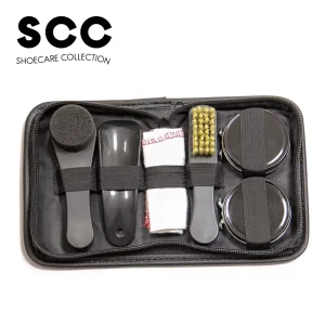 Factory LOW MOQ Travel Leather Shoe Polish Kit Shoe Shine Kit Shoe Care Kit