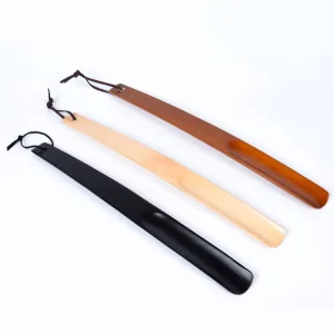 Factory Lotus Wood Hotel Exclusive Shoehorn High Quality Environmentally Friendly Wood Shoe Horn Long Handle Shoe Horn