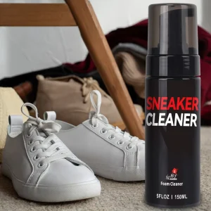 Factory OEM Black Bottle Custom Sport Causal Shoe Shampoo Sneaker Cleaning Foam Spray 150ml