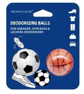 Factory OEM ODM Custom Scents Logo Shoe Deodorant Sneaker Balls Air Freshener for Shoe Gym Locker Odor Removal