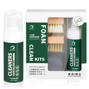 Factory OEM ODM Shoe Cleaner Kit Custom Foam Cleaner with Brush and Towel Shoe Cleaning Kit