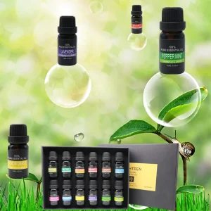 Factory Price 12x10ml Pure Natural Aromatherapy Essential Oils Kit for Diffuser Aromatherapy Massage Skin Hair Care