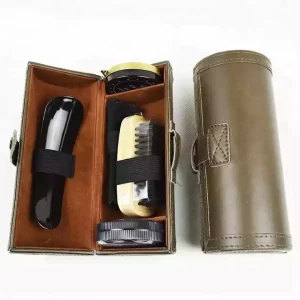 Factory Price Custom logo Shoe Care Kit Tool 5 Piece Shoe Care Set