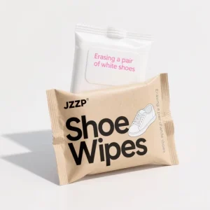 Factory Price Outdoor Sports Shoe Cleaning Wet Wipes OEM ODM Custom Logo White Non Woven 15x20cm