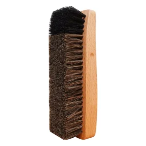 Factory Supplied Sneaker Shoe Brush Wood Handle with Horse Hair for Effective Home Cleaning