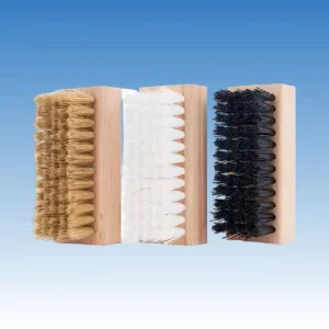 Factory Supply 5 Rows Free logo Soft Medium Stiff Wooden Portable Customizable Size Sneak Shoe Brush Care Pack Kit for Cleaning