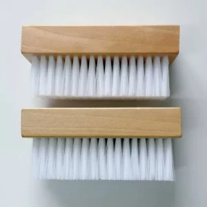 Factory Supply Customized Logo Package PP Bristles Natural Wooden Sneaker Shoe Cleaning Brush Polishing Portable