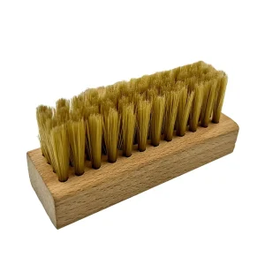 Factory Supply Free Logo Custom Wood Handle Soft Medium Hard Bristle Sneaker Shoe Cleaner Brush for Cleaning Suede Leather Mesh
