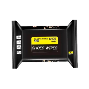 Factory Supply High Quality Organic Nonwoven Bamboo Custom Disposable Sneaker Shoes Cleaning Wipes