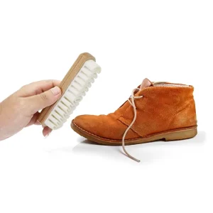 Factory Supply Natural Wood Cleaner Scrubber Crepe Rubber Brush for Cleaning Suede Nubuck Shoes Boots Bags