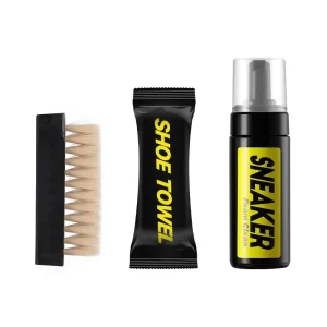 Factory Supply Sneaker Cleaning Kit Foam Cleaner with Brush Towel for Shoe Cleaning