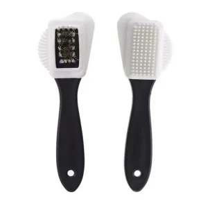 Factory Supply Suede Nubuck Boot Shoes Cleaning Brush Rubber Eraser Set Black S Shape Leather Shoe Cleaner