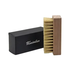 Factory Walnut Wooden Pig Hair Shoe Shoe Shine Brush Sneaker Cleaning Brush