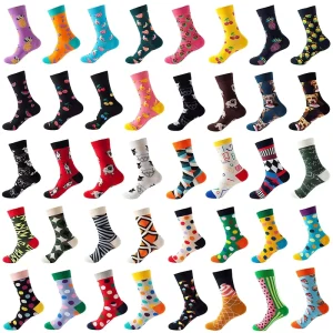 Female Mid-calf Socks 70% Cotton Casual Summer Sweat-absorbing Deodorant Knitted