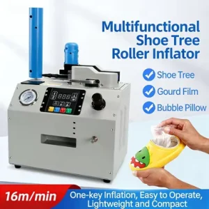 Filling Sealing High Inflation Efficiency Air Bag Wrap Roll Cushion Machine for Shoes Support Bubble Cushion Bag Pillow Making