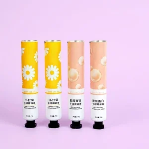 Flexible Cosmetic Squeeze Tubes Custom Size Hand Cream Pack Screw Cap UV Print Diameter 12.7 35mm
