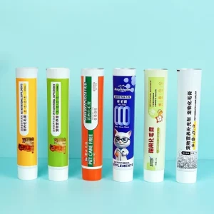 Flexible Laminated Aluminum Plastic ABL Metal Toothpaste Tube Custom Refillable Empty Tube Flip Cover