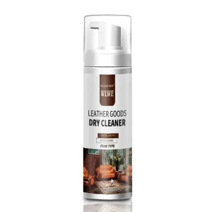 Foam Leather Cleaner and Conditioner Spray for Car Interiors Sofas and Leather Furniture Stain Remover