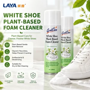 Foam Shoe Cleaner Spray Aerosol Sneaker Cleaning Care Foam for Leather Canvas Sports Shoes and Casual Footwear