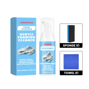 Foam Sneaker Cleaner White Sneaker Stain and Yellowing Oxidation Cleaner Portable No Rinse Solution