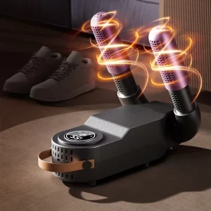 Foldable Electric Dryer Portable ABS Boot and Shoe Dryer with Timer and Heater for Winter Use in Household