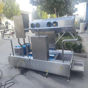 Food Factory Automatic Electric Hygiene Station Hand Boot Washing Sole Disinfection Cleaning Equipment