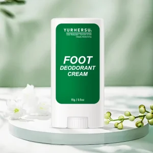 Foot Deodorant Cream Skin Care Foot Sweat Absorption Remove Odor Natural Organic Feet Deodorant Stick
