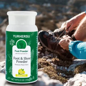 Foot Odor Eliminator Powder Foot Powder for Moisture Control Talc Free Foot Cooling Powder to Reduce Odors