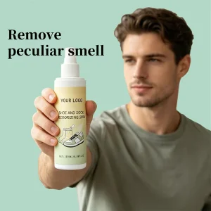 Foot Sock Deodorizing ECO Friendly Spray with 50% 80% Active Ingredients for Bacteria Elimination & Air Refreshment
