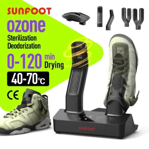 For Electric Ozone Shoe Boot Dryer Small Portable 4-in-1 Multifunctional Sterilizing Drying Machine 100W Power Eco-Friendly