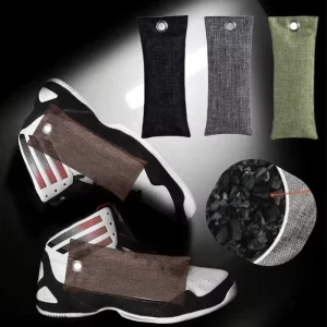 Four Season Shoe Deodorant Sachet Bags with Natural Bamboo Charcoal Air Purifying Odor Eliminator