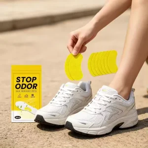Fresh Lemon Scent Shoe Deodorant Patch Effectively Controls Shoe Odor Natural Antibacterial Daily Use Foot Deodorant Sticker