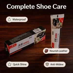 Full Color Printing Black Shoe Polish Tube